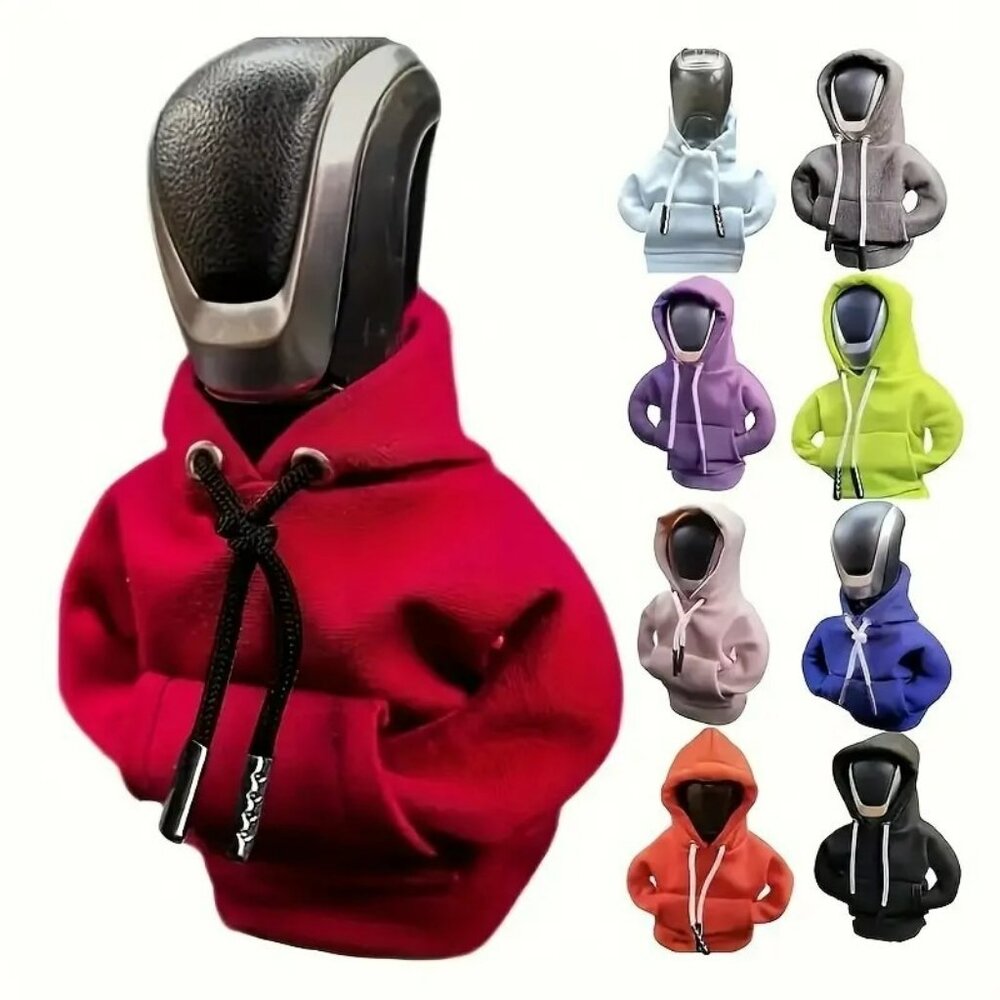 Versatile Car Shift Hoodie Sweatshirt Gear Shift Cover (SKU #3067)